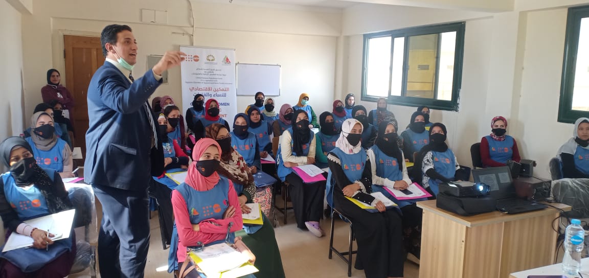 تدريب وتشغيل الفتيات بالتعاون مع ووزارة التضامن الاجتماعي وصندوق الأمم المتحدة  للسكان